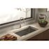 CLEVELAND FAUCET GROUP Edgestone Single-Handle Pull-Down Sprayer Kitchen Faucet in Classic Stainless