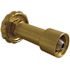 MEC 1-5/16 in. F.Acme x 1/4 in. MNPT Acme, Stainless Steel Nipple / Brass Body Filler Coupling