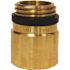 MEC High Capacity Hose End Swivel Check Adapter, Brass 1-3/4 in. F.Acme x 1-3/4 in. M.Acme