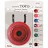 Korky Genuine TOTO 3 in.Universal, Adjustable Toilet Tank Flapper with Stainless Steel Chain