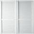 Masonite 36x80x1-1/8 Full Louvered Pine Louver HC Bifold
