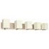 Monument 5-Light Brushed Nickel Vanity Light