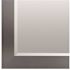 American Pride 24 X 30" Decorative Framed Beveled Mirror - 3" Brushed Nickel