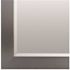 American Pride 26 X 36" Decorative Framed Beveled Mirror - 3" Brushed Nickel
