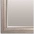 American Pride 25 X 35" Decorative Framed Beveled Mirror - 2.75" Brushed Nickel