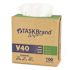 TaskBrand 9 in. x 16.5 in. All Purpose Heavy-Duty Cleaning Wipers (100 per Pack) (9-Packs per Case)
