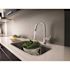 MOEN Align Chrome 15.63 in. H Pull Down Sprayer Kitchen Faucet with 360 Degree Spout Swivel and Power Boost