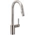 MOEN Align Chrome 15.63 in. H Pull Down Sprayer Kitchen Faucet with 360 Degree Spout Swivel and Power Boost