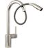 MOEN Align Chrome 15.63 in. H Pull Down Sprayer Kitchen Faucet with 360 Degree Spout Swivel and Power Boost