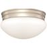 Monument 2-Light Brushed Nickel Flushmount