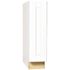 Hampton Bay Shaker 9 in. W x 24 in. D x 34.5 in. H Assembled Base Kitchen Cabinet in Satin White
