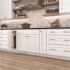 Shaker 36 in. W x 24 in. D x 34.5 in. H Assembled Base Kitchen Cabinet in Satin White with Ball-Bearing Drawer Glides