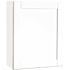 Hampton Bay Shaker 24 in. W x 12 in. D x 30 in. H Assembled Wall Kitchen Cabinet in Satin White