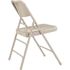 National Public Seating Grey Metal Stackable Folding Chair (Set of 4)