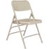 National Public Seating Grey Metal Stackable Folding Chair (Set of 4)