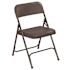 National Public Seating Black Plastic Seat Stackable Outdoor Safe Folding Chair (Set of 4)