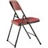 National Public Seating Burgundy Plastic Seat Stackable Outdoor Safe Folding Chair (Set of 4)