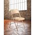 National Public Seating Beige Vinyl Seat Stackable Folding Chair (Set of 4)