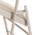 National Public Seating Grey Vinyl Padded Seat Stackable Folding Chair (Set of 4)