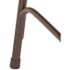 National Public Seating Brown Fabric Padded Seat Stackable Folding Chair (Set of 4)