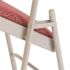 National Public Seating Burgundy Fabric Padded Seat Stackable Folding Chair (Set of 4)