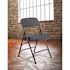 National Public Seating Blue Fabric Padded Seat Stackable Folding Chair (Set of 4)