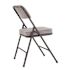 National Public Seating Charcoal Fabric Padded Seat Folding Chair (Set of 2)