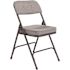 National Public Seating Charcoal Fabric Padded Seat Folding Chair (Set of 2)