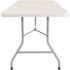 National Public Seating 96 in. Grey Plastic Folding Banquet Table