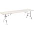 National Public Seating 96 in. Grey Plastic Folding Banquet Table