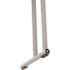 National Public Seating 60 in. Grey Plastic Smooth Surface Folding Seminar Table