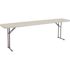 National Public Seating 96 in. Grey Plastic Folding Seminar Table