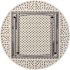 National Public Seating 48 in. Grey Plastic Round Folding Banquet Table