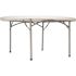 National Public Seating 60 in. Grey Plastic Round Folding Banquet Table
