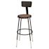 NATIONAL PUBLIC SEATING STL W/HD ST&BCK AJ BLK 25-33