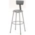 NATIONAL PUBLIC SEATING STOOL W/PAD ST&PAD BKRST 30