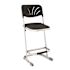 NATIONAL PUBLIC SEATING STOOL W/BLOW MLD ST&BKRST 24