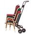 National Public Seating 150 lbs. Weight Capacity Dolly for Stack Chairs Includes Hooked on Bungee Cord For Ease of Transport