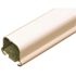 Legrand Wiremold 5 ft. Signal-Channel Steel Small Raceway, Ivory