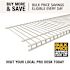 ClosetMaid SuperSlide 72 in. L x 12 in. D White Wire Closet Shelf