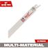 Milwaukee 6 in. 8/12 TPI Mutli-Material Cutting SAWZALL Reciprocating Saw Blades (5-Pack)
