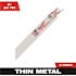 Milwaukee 6 in. 24 TPI Thin Metal Cutting SAWZALL Reciprocating Saw Blades (5-Pack)