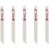 Milwaukee 8 in 10/14 TPI Mutli-Material Cutting SAWZALL Reciprocating Saw Blades (5-Pack)