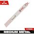 Milwaukee 9 in. 18 TPI TORCH Thick Metal Cutting SAWZALL Reciprocating Saw Blades(5-Pack)