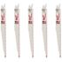 Milwaukee 9 in. 5 TPI Thin Kerf Wood Cutting SAWZALL Reciprocating Saw Blades (5-Pack)