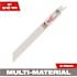 Milwaukee 8 in. 8/12 Teeth per in. Multi-Material Cutting Sawzall Reciprocating Saw Blades (5 Pack)