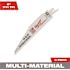 Milwaukee 6 in. 7/11 TPI WRECKER Demolition Multi-Material Cutting SAWZALL Reciprocating Saw Blades (5-Pack)