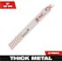 Milwaukee 9 in. 10 TPI TORCH Thick Metal Cutting SAWZALL Reciprocating Saw Blades (5-Pack)