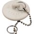 PRIVATE BRAND UNBRANDED 1 in. - 1-1/2 in Rubber Stopper with 11 in. Metal Chain (5-Pack)