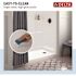 Delta Classic 400 48 x 34 Alcove Shower Pan Base with Center Drain in High Gloss White